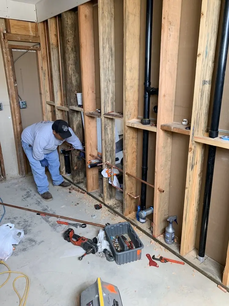 Commercial rough-in plumbing for Gas Line Repair in London